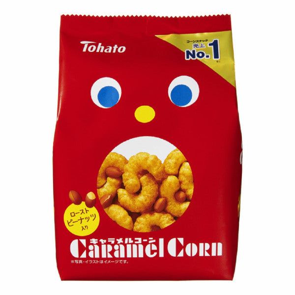 TOHATO Karamell Mais 70g süßer Snack knusprig – Tokyo Snack Land