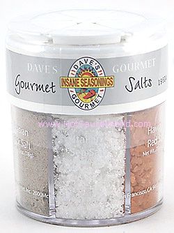 Dave's Gourmet 6-Wege Salzstreuer, 5,5 Unzen