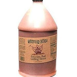 Tobago Keys Peruvian rote Grillsauce, 1 Gallone.
