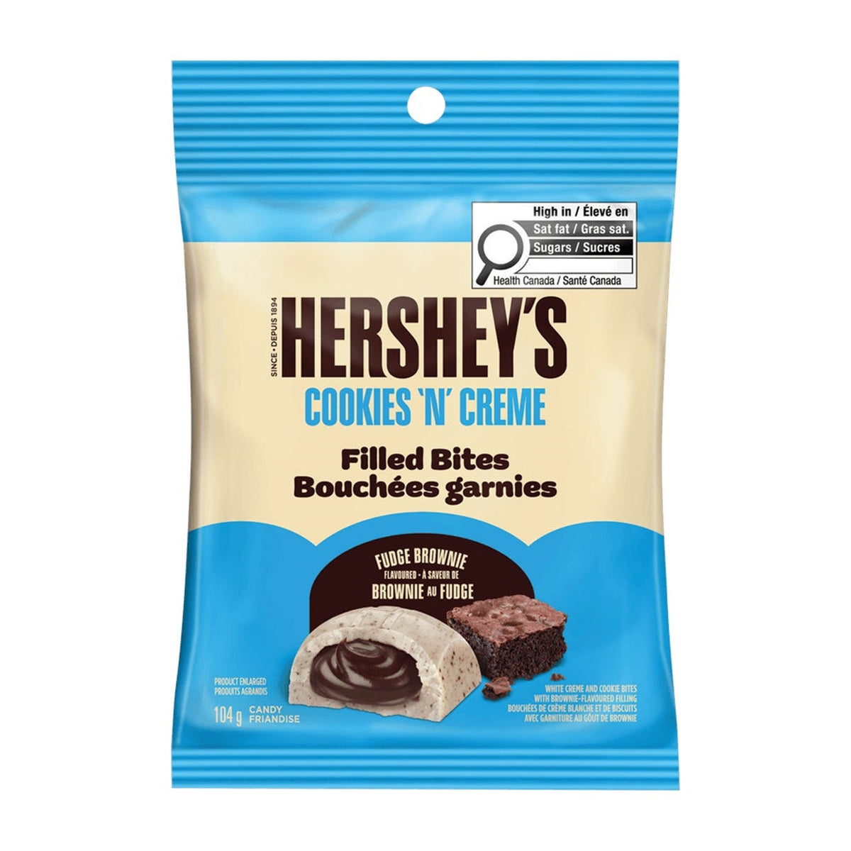Hershey’s Kekse ‘n semmel gefüllte Bissen canada (case of 12) – 104g