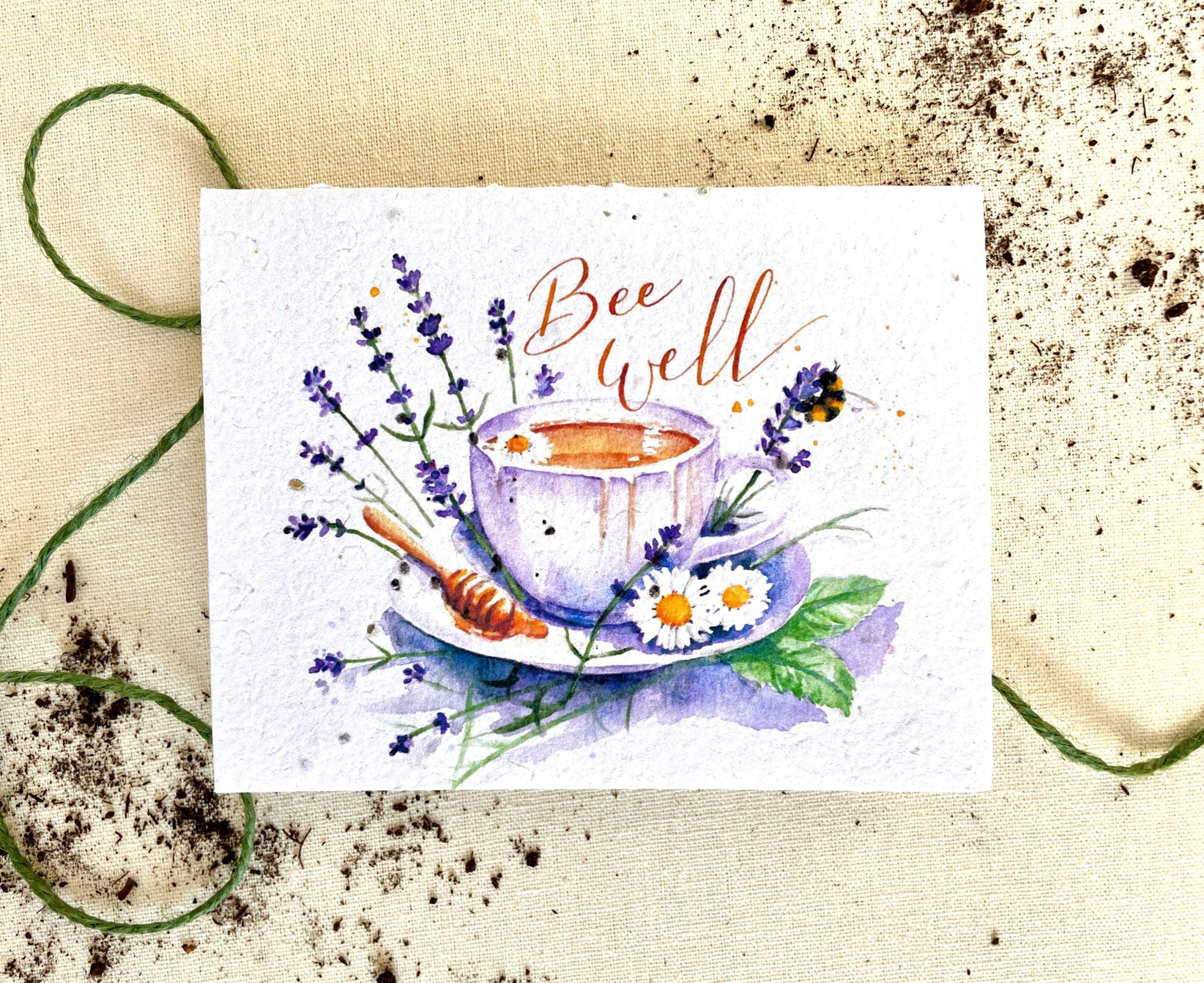 Anmerkungen zu Eden Seed Cards – Bee Well Herb Mischung Plantable Seed Card: Comp