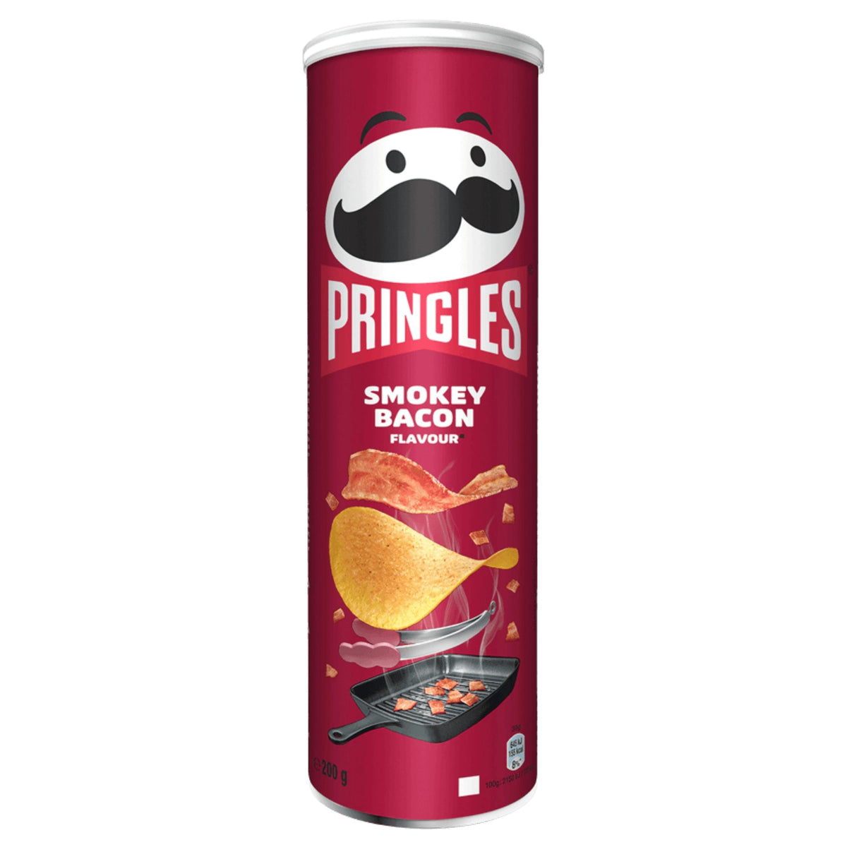 Pringles Smokey Bacon Kartoffelchips 165g BELGIEN (Fall von 12)