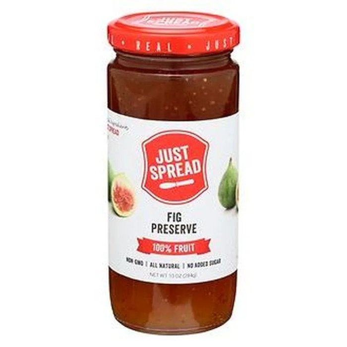 Just Spread – Bewahren Sie 100pct Frucht Fig 10 Oz – Packung mit 6