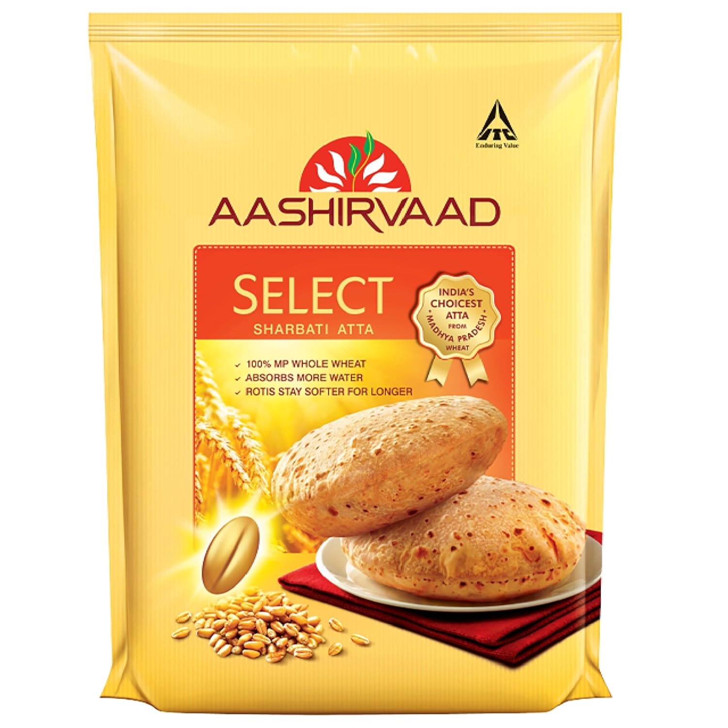 Aashirvaad Select Vollkorn Sharbati Atta 11 Pfund (5 kg)