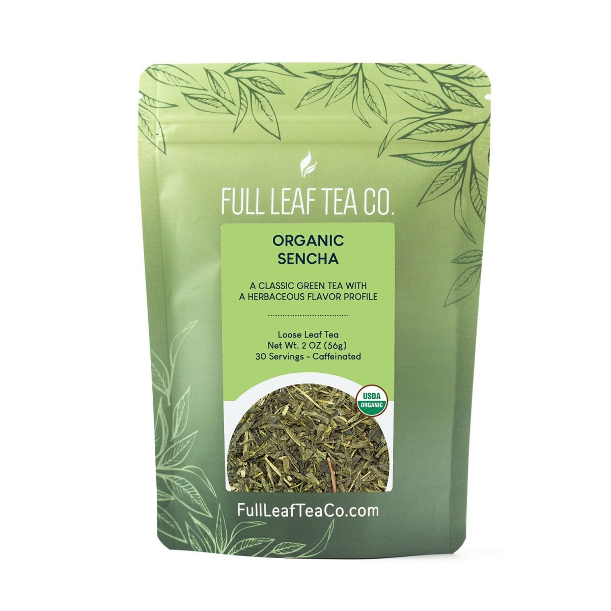 Bio-Sencha-Einzelhandelstaschen – Fall von 6