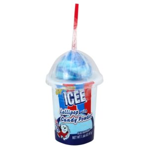 ICEE Lutscher with Süßwarenpulver