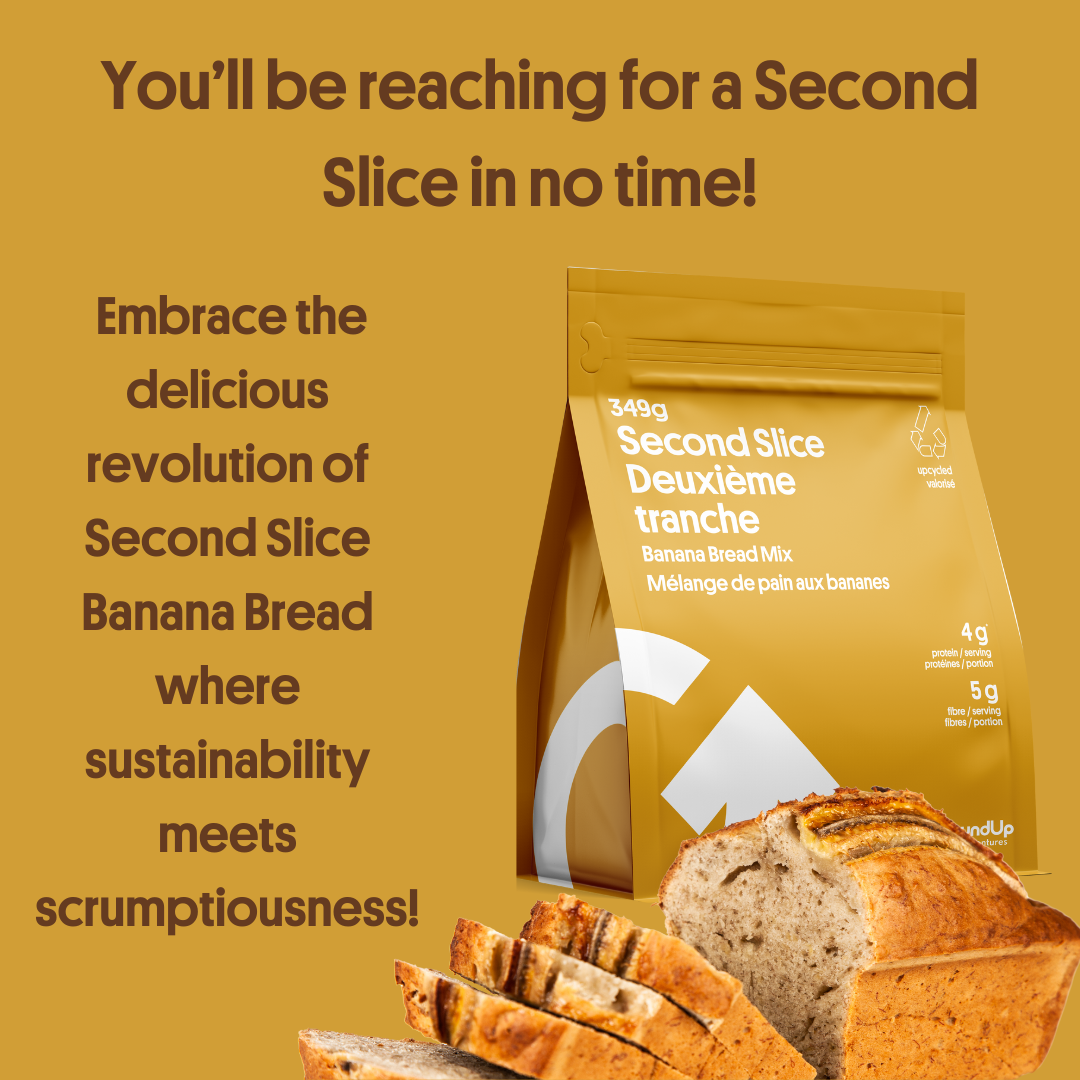 GroundUp Eco Venture Zweite Scheibe Bananenbrot, Upcycled Mischung Tasche – 1 Beutel (349g)