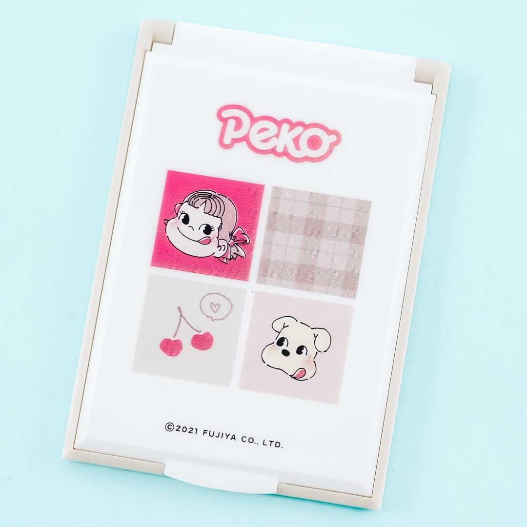 Milky Peko-chan & Hund Faltender Vanity Spiegel