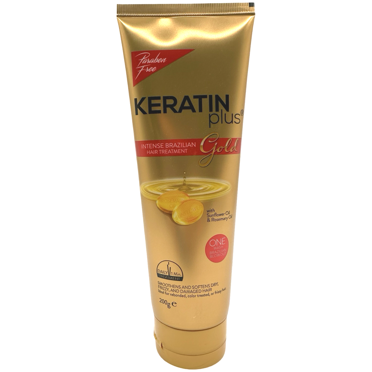 Keratin Plus – Intense Brazilian Haarbehandlung – Gold – 200 g