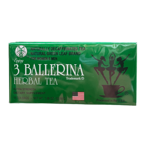 natürliche grüne Blatt Marke 3 Ballerina Kräutertee extra Stärke
