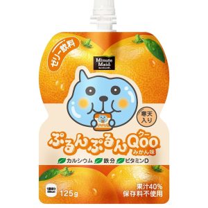 Coca-Cola “Purun Purun Qoo, Mikan Geschmack” Minute Maid Gelee Trinken, – 125g