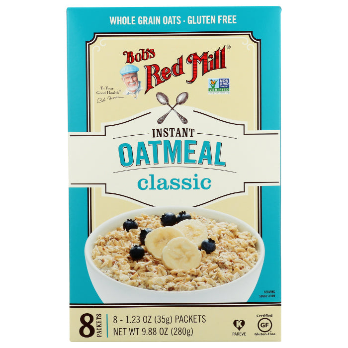 Bob's Red Mill Haferflocken, Klassisch, 8 Packungen, 9.87 OZ – 4er Packung