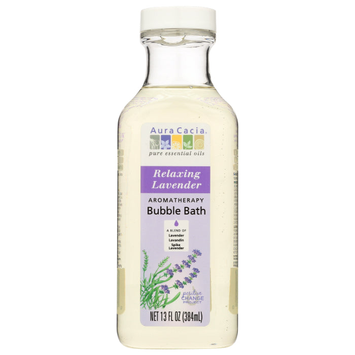 Aura Cacia Bubble Bath Lavendel Entspannend, 13 oz – Packung mit 1