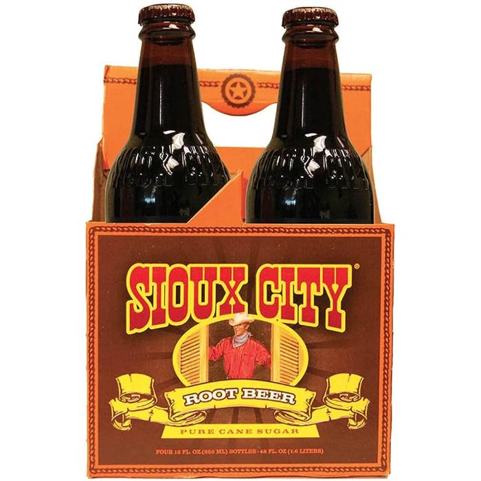 Sioux City – Soda 4pk Root Beer, 48 Fl Oz – Packung mit 6