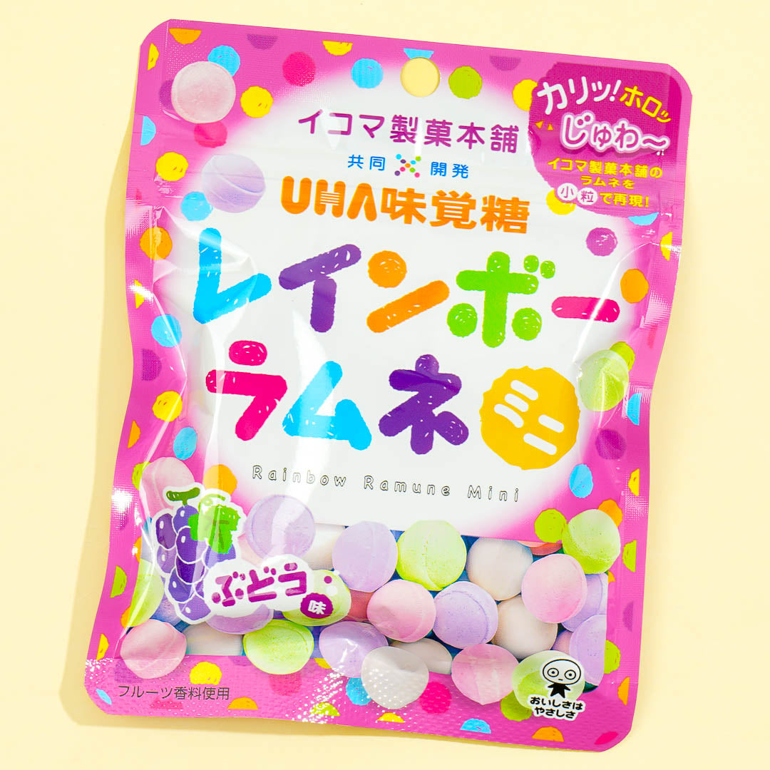 UHA Mikakuto Regenbogen Ramune Süßigkeiten – Traube