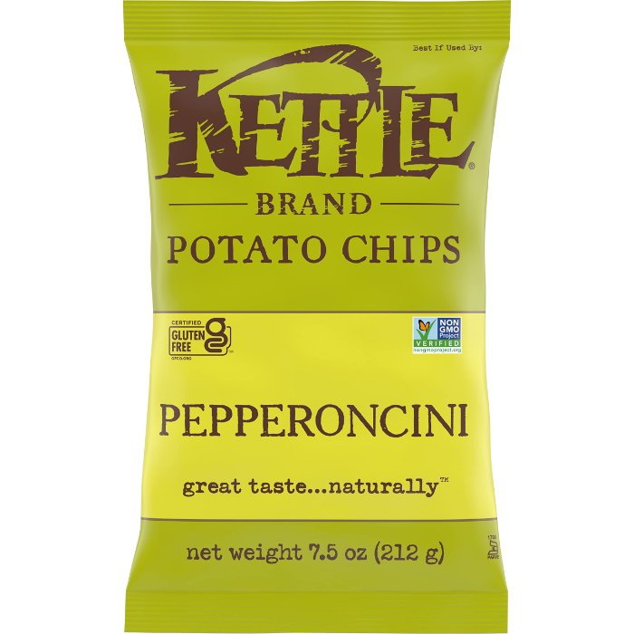 Wasserkocher Lebensmittel – Chip Kartoffel Pepperoncini 7,5 Oz – Packung mit 12