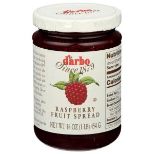 D’Arbo Glutenfreier Obstaufstrich Himbeere, 16 Unzen