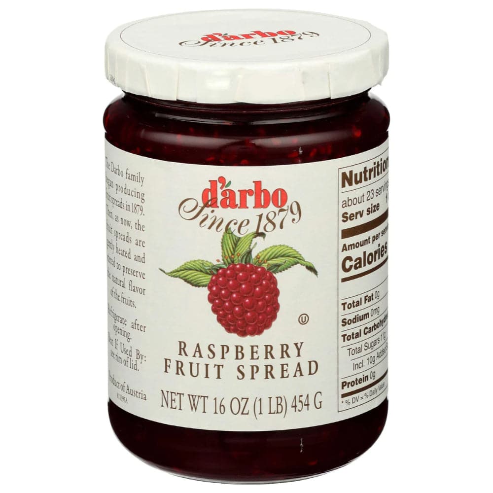 D'Arbo – Glutenfreie Obstaufstrich Himbeere, 16 Oz