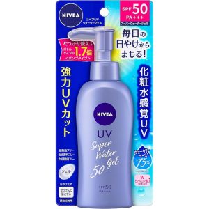 NIVEA Sun Protect Wassergel /pa+++ (Pumpe) aus Japan – Tokyo sakura Mall – SPF50 / 140g