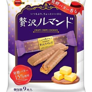 Bourbon, Zeitaku Lumando, Rumando, Crepe Kekse, 9 Bars in 1 Packung