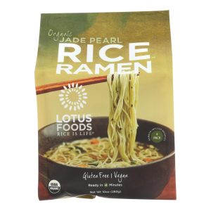Lotus Foods Bio Reis Ramen Nudeln Jade Perle , 10 Unzen Packung – 4pk