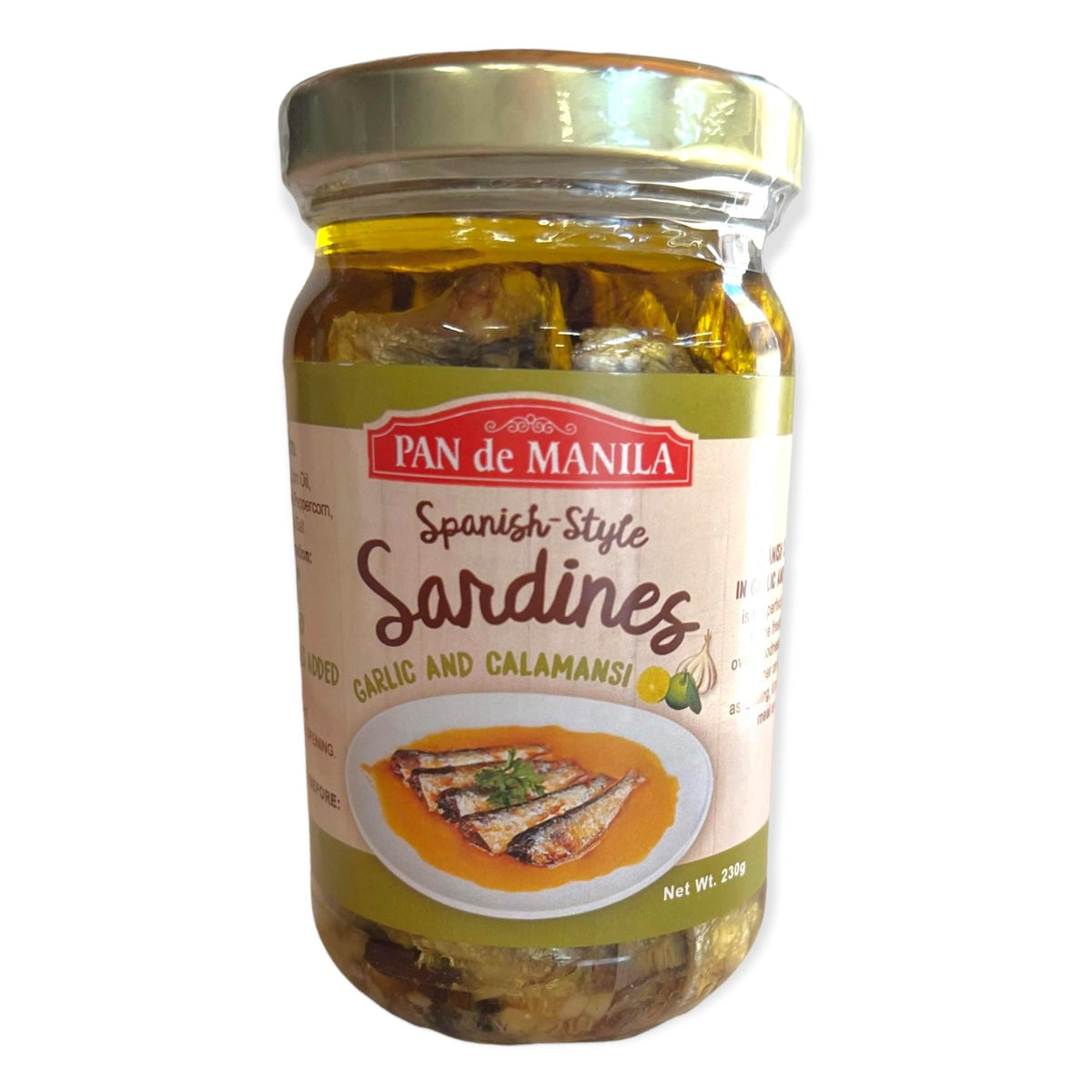 Pan de Manila – Abgefüllter Sardinen-Knoblauch & Calamansi – 230 G