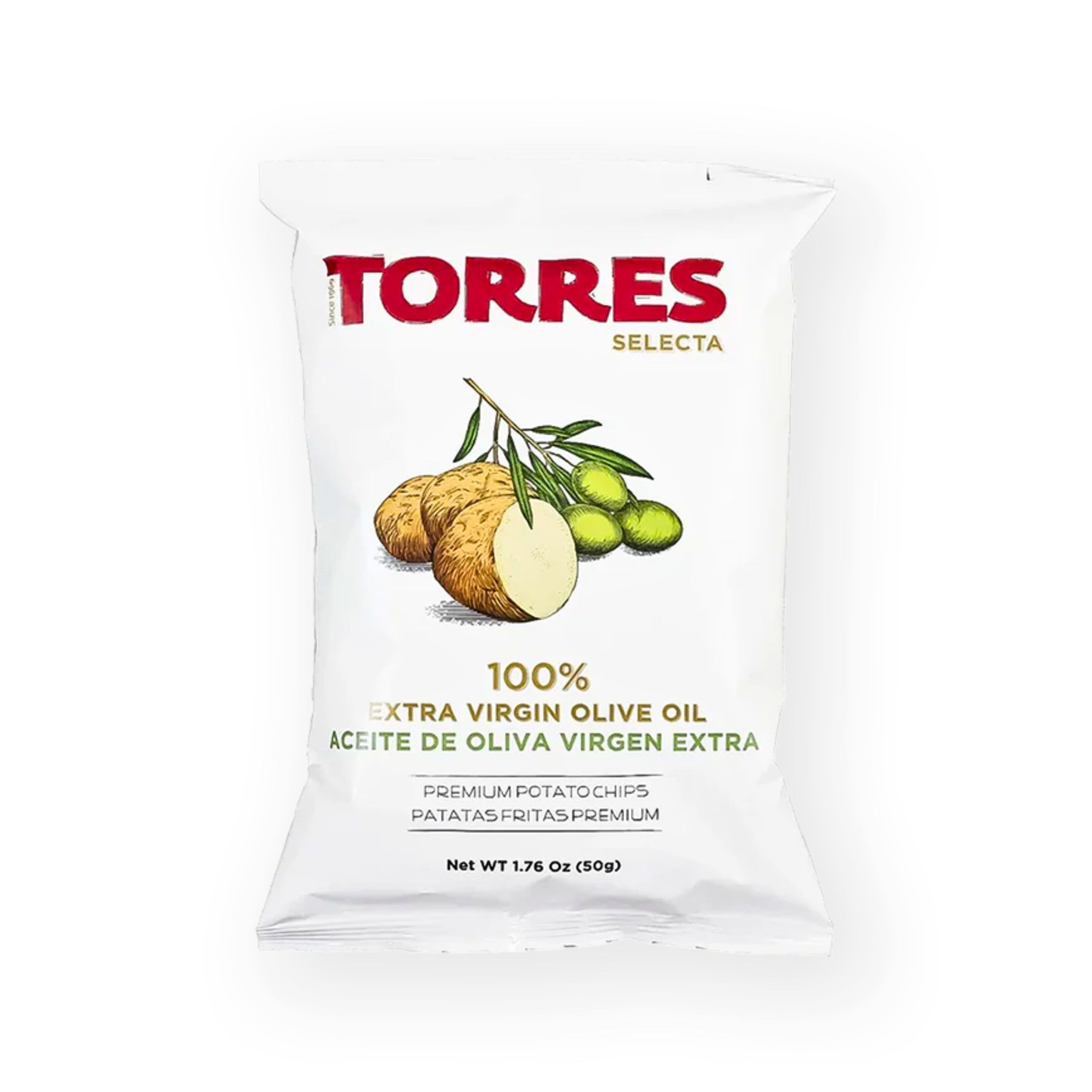 Torres Selecta Kartoffelchips Extra Olivenöl (Spanien)