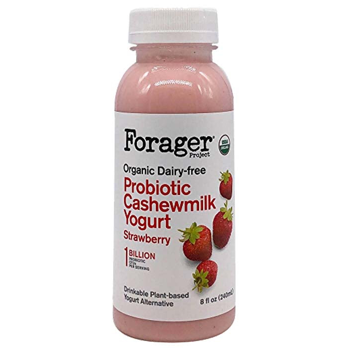 Forager – Joghurt Trinkbare Cashewmilch, 8oz – Multiple Geschmacksrichtungen – Packung o