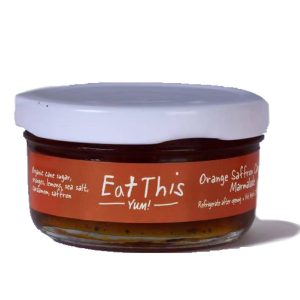 Orangen-Safran Kardamom Marmelade Gläser – 12 x – 2oz
