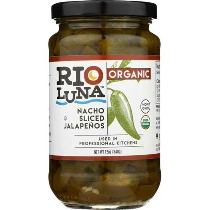 Rio Luna Bio – geschnittene Nacho Jalapeno Paprika, 12 Oz – Packung mit 12 Stück