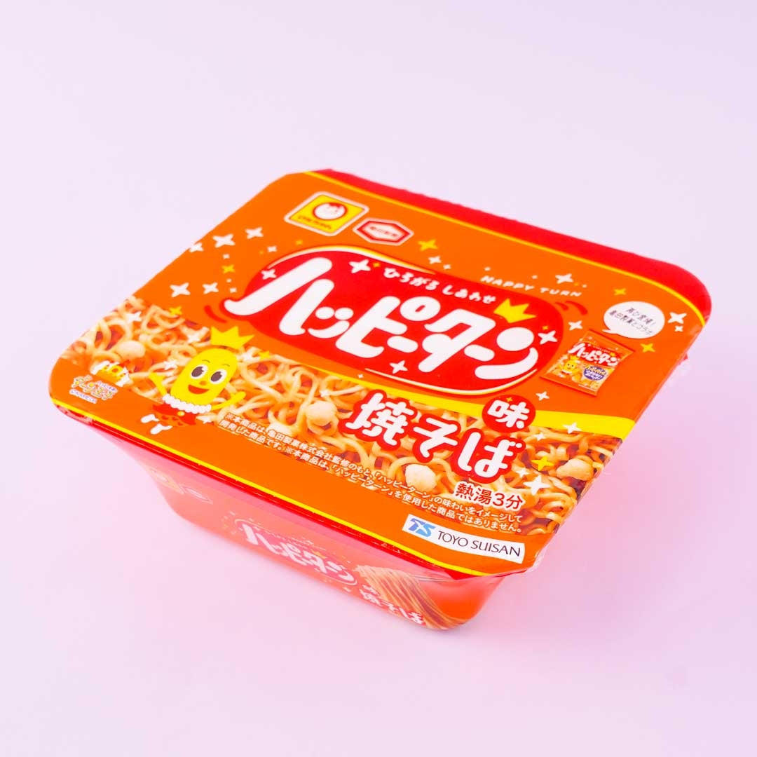 Maru-chan Yakisoba Noodle – Glückliche Wendung Reis Cracker Geschmack
