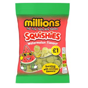 Millionen Squishies Wassermelone Geschmack vereinigtes Königreich (Fall von 12) – 100g