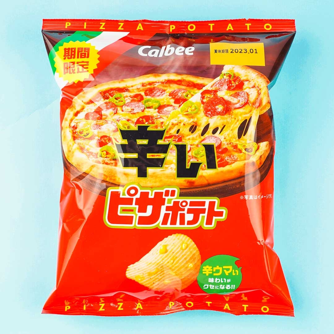 Calbee Pizza Kartoffelchips – scharf Habanero
