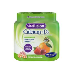 Vitafusion Calcium+ D3, 200 Gummi Vitamine