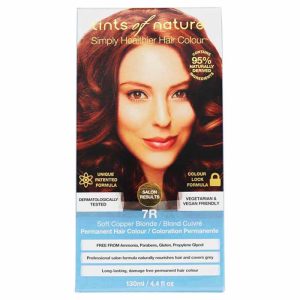 Tints of Nature – 7R Soft Copper Blonde Permanent Haarfärbemittel, 4,4 oz