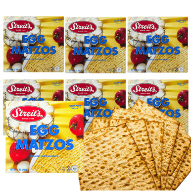 Streit's Egg Matzos Koscher für Pessach Matza, 12 oz (6er Packung)