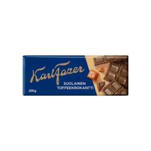 Fazer Salty Toffee Crunch Milchschokoladeriegel (7,05 Unzen)(Finnland)