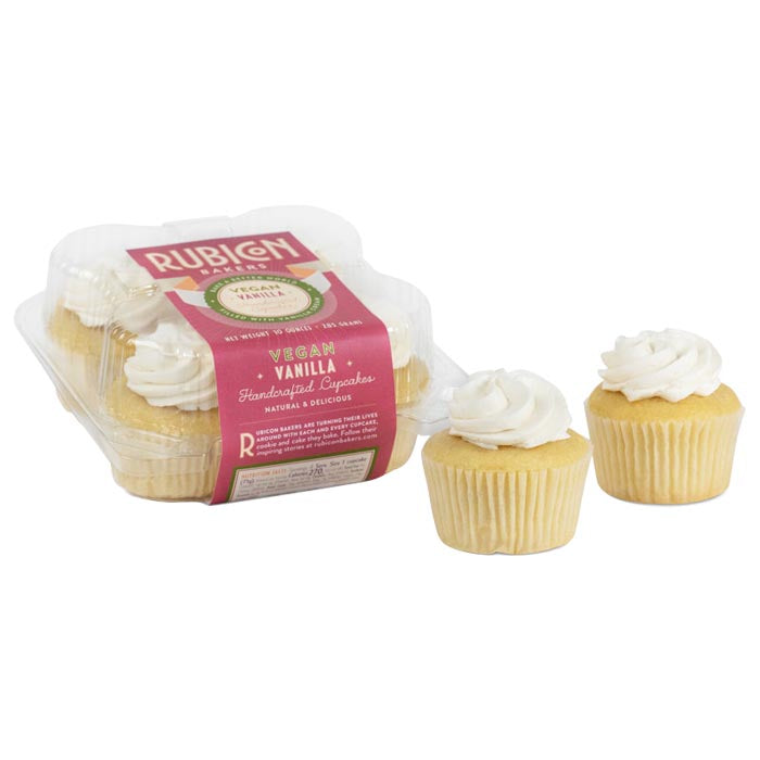 Rubicon Bakers – Vegane Cupcakes, 10oz – Mehrere Geschmacksrichtungen
