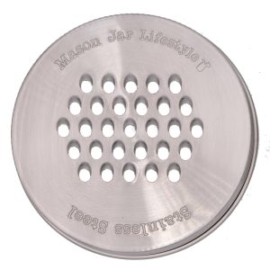mason jar lifestyle – Reibe / Shredder Deckel für Maurergläser: breiter Mund