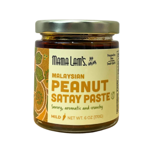 Mama Lam’s Malaysian Erdnuss Satay Paste Glas – 6 Gläser x 6 Unzen Fall