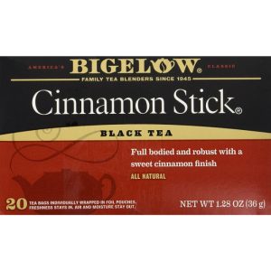 Bigelow Tee Zimt-Sticks, 20 Beutel, 1,28 Unzen Packung mit 6