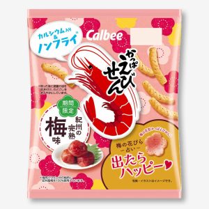 Calbee Kappa ebisen Garnelen-Snack – Kischu reif Pflaume