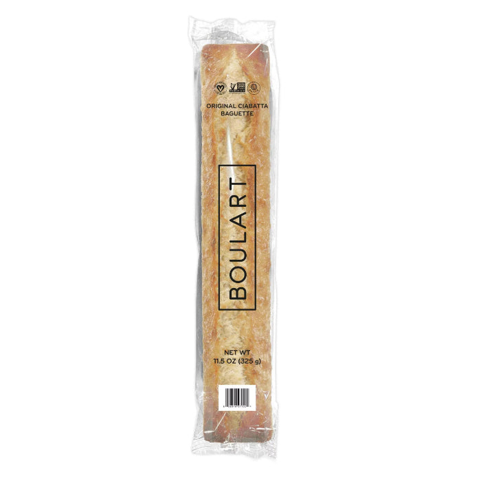 Boulart – Baguette Ciabatta Einzeltasche, 11,5 oz – Packung mit 18 Stück