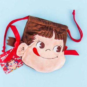 Milky Peko-Chan Ribbon Drawstring Beutel