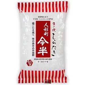 Imahan, Sukiyaki Shirataki, weiße Konnyaku-Nudel, – 240g