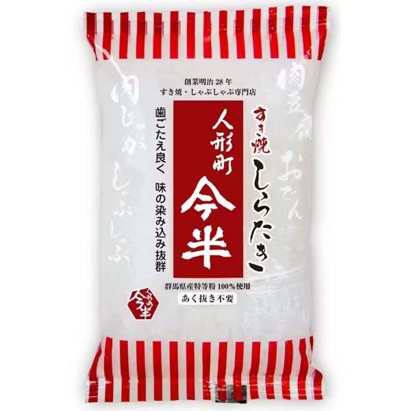 Imahan, Sukiyaki Shirataki, Weiß Konnyaku Nudel, 240g