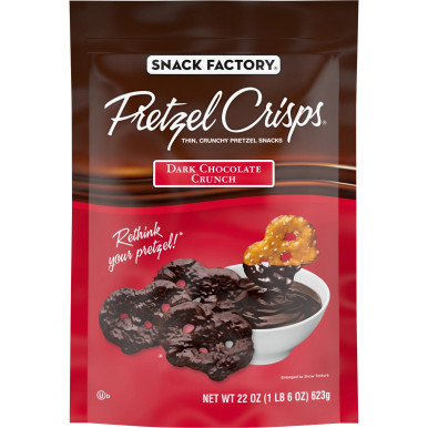 Snack Factory Brezel Crisps Dunkle Schokolade Crunch, 22 oz
