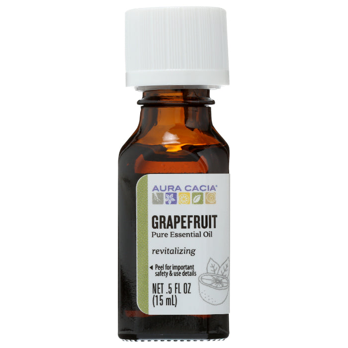 Aura Cacia Ätherisches Öl Grapefruit, 0,5 oz (Packung mit 1)