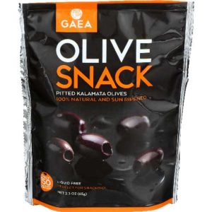 gaea nordamerika – oliv imbiss kalamata gepumpt, 2,3 oz-Packung mit 8