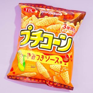 YBC Petit Mais Snacks – süchtig machende Takoyaki-Sauce